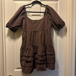 American Eagle Outfitters Brown Mini Dress